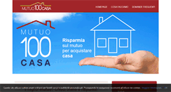 Desktop Screenshot of mutuo100casa.it